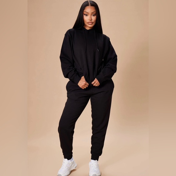 Oversized Sweatshirt hoodie & Jogger 2pc Set - Picture 2 of 6